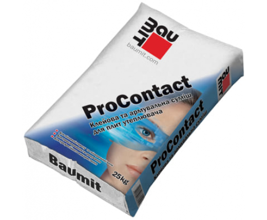 Рro Contact Baumit, клей-шпаклівка для утеплення фасадів, 25кг